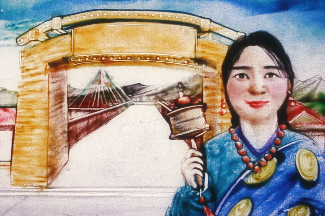沙畫|奮力追夢(mèng)！2020決戰(zhàn)脫貧攻堅(jiān)“甘肅卷”