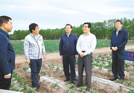 林鐸在天?？h調(diào)研指導脫貧攻堅工作時強調(diào)  拉開架勢持續(xù)用力構(gòu)建扶貧產(chǎn)業(yè)體系 多措并舉固強補弱鞏固提升脫貧成果