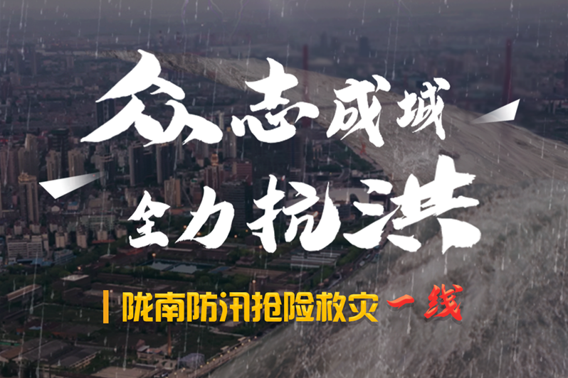 海報丨隴南防汛搶險救災一線，這些讓我們感動的瞬間!