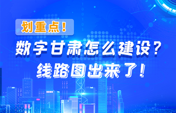 圖解|劃重點(diǎn)！數(shù)字甘肅怎么建設(shè)？線路圖出來(lái)了！