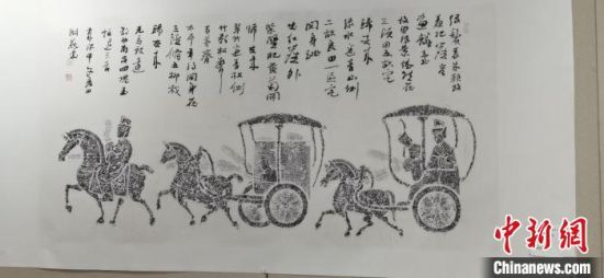 圖為傳拓作品?！〈蘖?攝