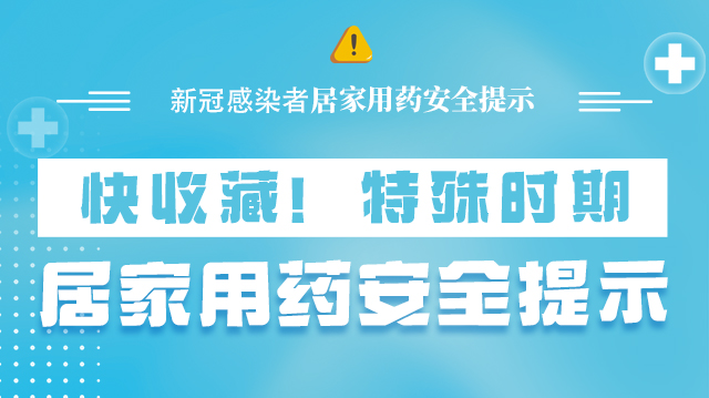 海報(bào)|快收藏！特殊時(shí)期，居家用藥安全提示→