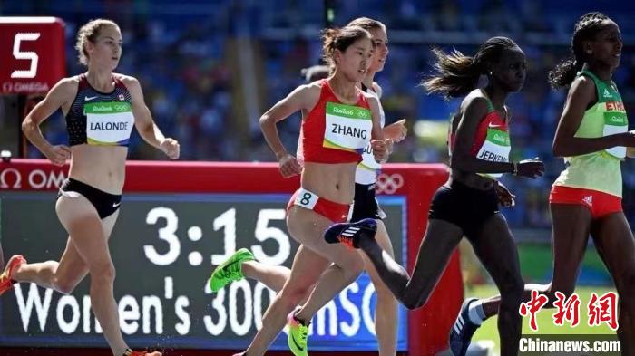 2016年8月，中國選手張新艷參加里約奧運會田徑女子3000米障礙賽預賽。(資料圖) 受訪者供圖