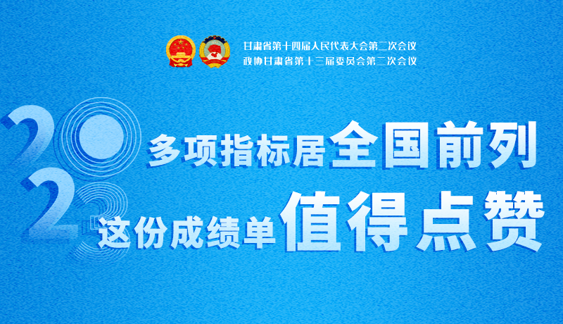 【聚焦2024甘肅兩會(huì)】3D海報(bào)|多項(xiàng)指標(biāo)居全國(guó)前列！甘肅這份成績(jī)單值得點(diǎn)贊