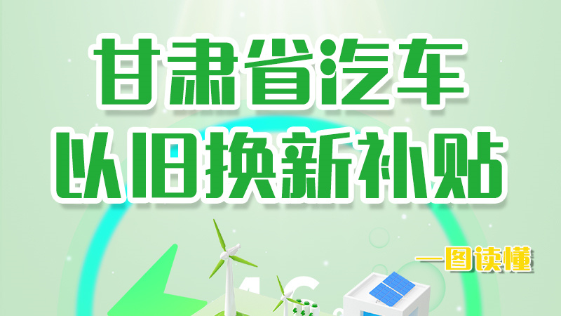 海報|重大利好！甘肅省汽車以舊換新補(bǔ)貼來了