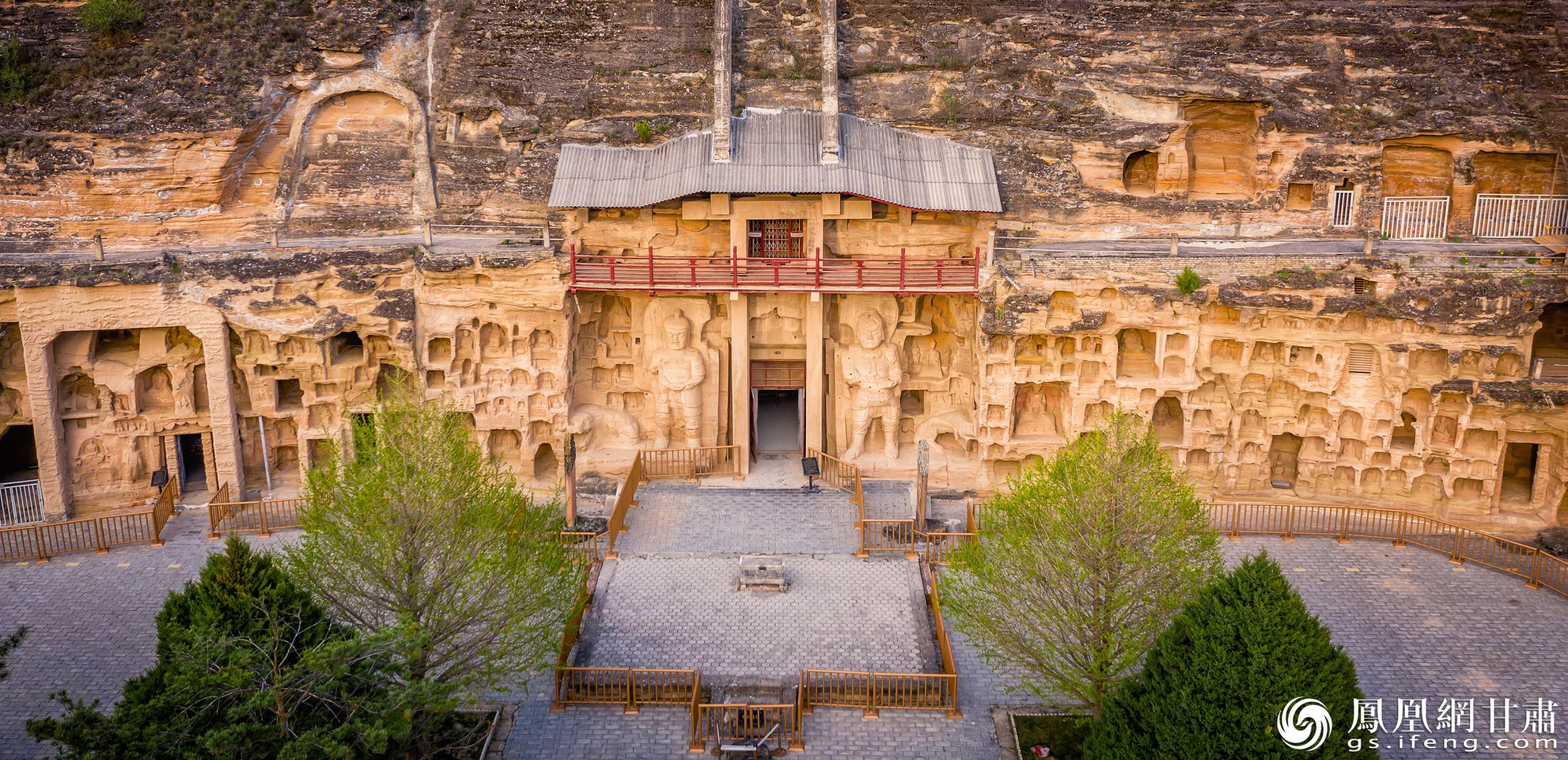 北石窟寺始建于北魏，經(jīng)多個朝代增修形成密集窟龕。北石窟寺文物保護(hù)研究所供圖
