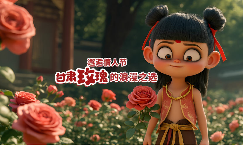 AI視頻 | 邂逅情人節(jié)，甘肅玫瑰的浪漫之選